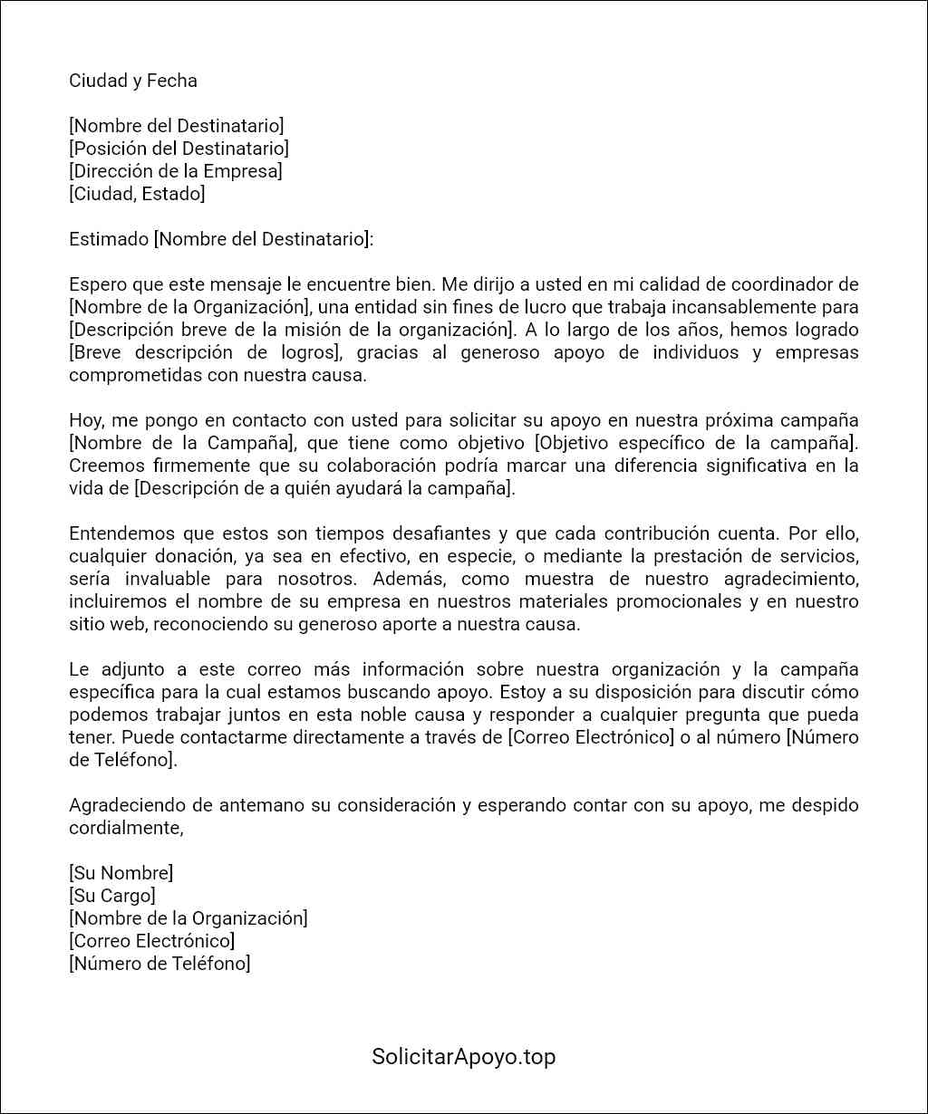 la mejor carta de ayuda para conseguir donaciones benéficas 